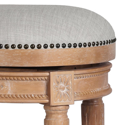 Tabouret de bar pivotant sans dossier Chapman de New Ridge Home Goods, hauteur de comptoir de 26 pouces - Hauteur de comptoir