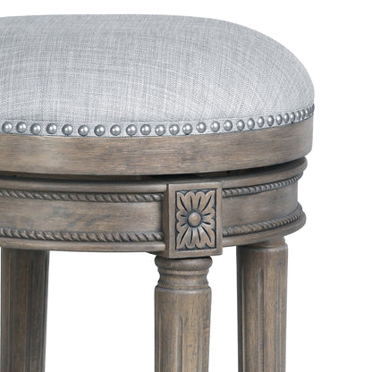 Tabouret de bar pivotant sans dossier Chapman de New Ridge Home Goods, hauteur de comptoir de 26 pouces - Hauteur de comptoir