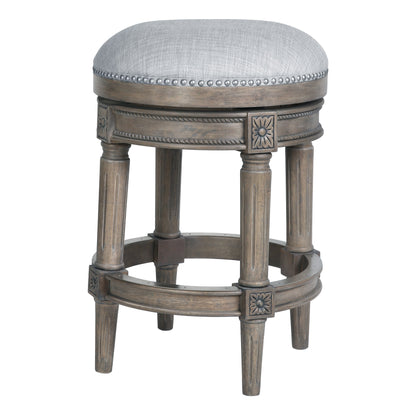 Tabouret de bar pivotant sans dossier Chapman de New Ridge Home Goods, hauteur de comptoir de 26 pouces - Hauteur de comptoir