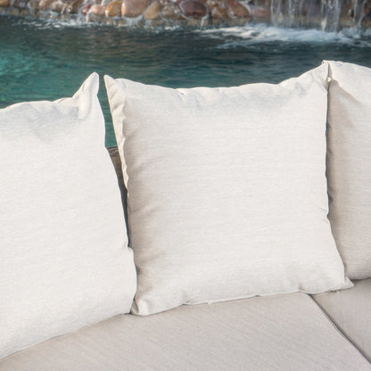 Newton All-Weather Wicker Sectional Sofa Set by Christopher Knight Home