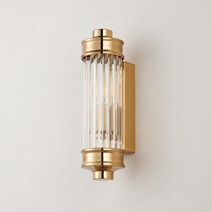 Nordic Postmodern Wall Sconce, European Wall Light in Simple Vintage Glass Crystal