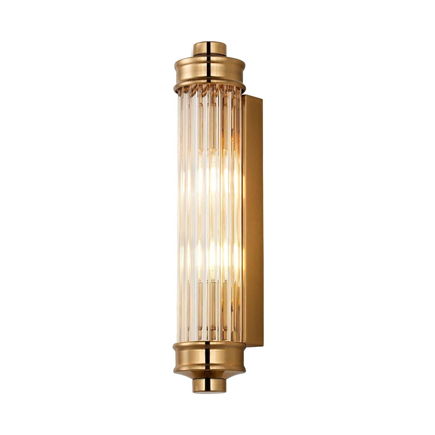 Nordic Postmodern Wall Sconce, European Wall Light in Simple Vintage Glass Crystal