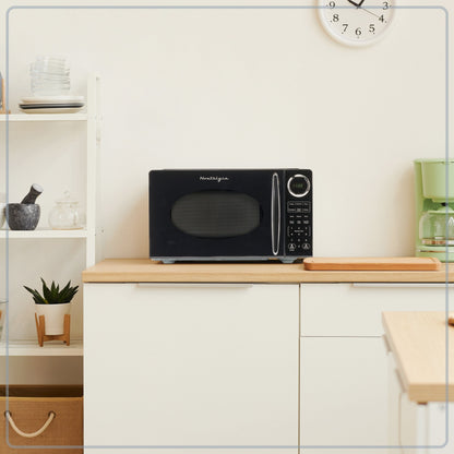 Four à micro-ondes de comptoir rétro Nostalgia de 0,9 pieds cubes