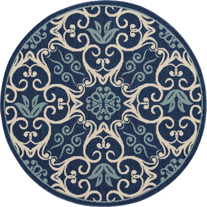 Nourison Caribbean Floral Geometric Indoor/Outdoor Area Rug