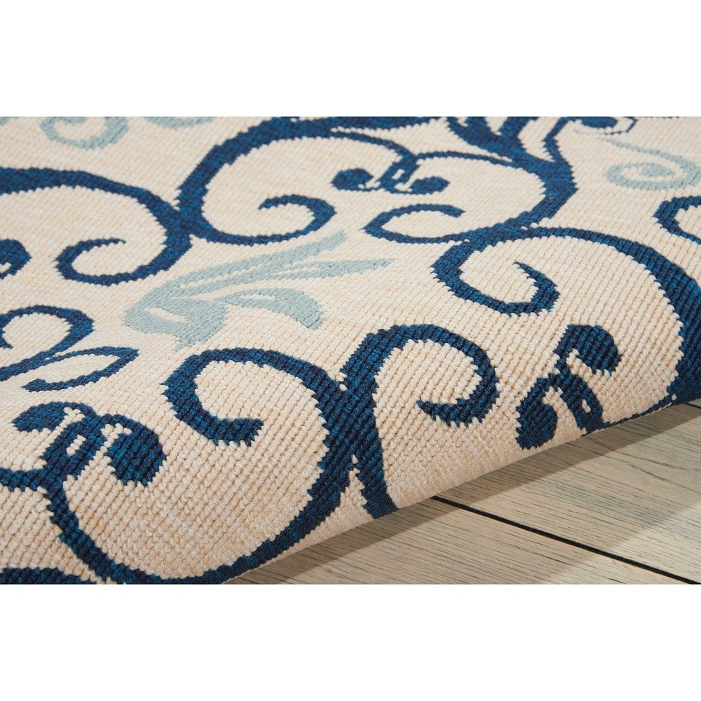 Nourison Caribbean Floral Geometric Indoor/Outdoor Area Rug