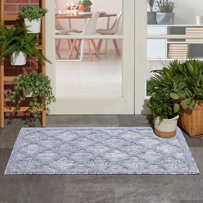 Nourison Easy Care Indoor/Outdoor Moroccan Trellis Area Rug