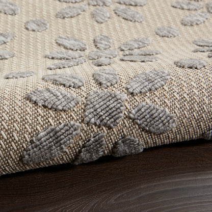 Nourison Palamos Modern Floral Hi Low Geometric Indoor Outdoor Area Rug