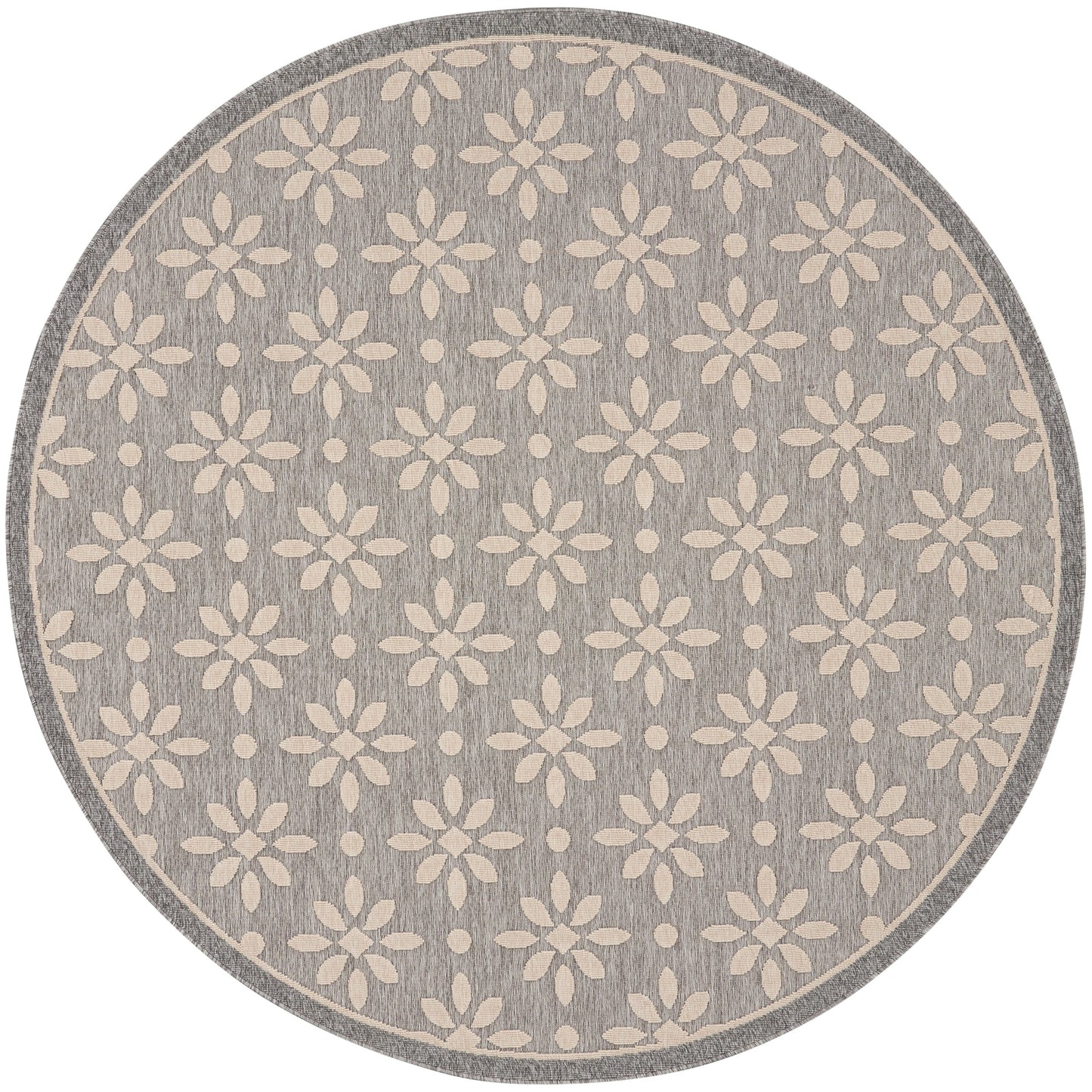 Nourison Palamos Modern Floral Hi Low Geometric Indoor Outdoor Area Rug