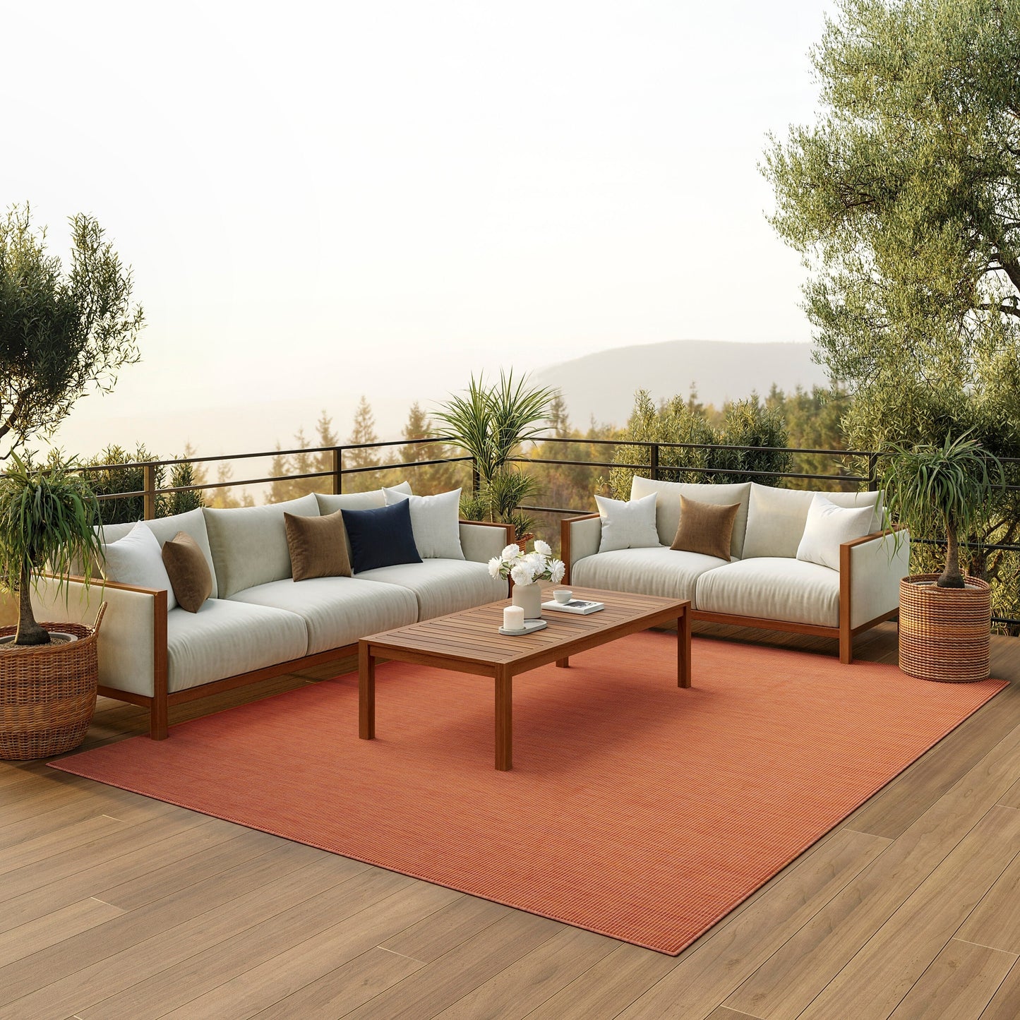 Nourison Positano Casual Modern Indoor/Outdoor Rug
