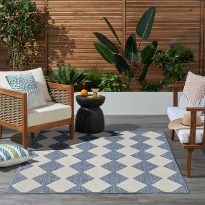 Nourison Positano Indoor/Outdoor Geometric Area Rug