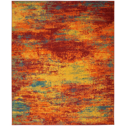 Nourison Sandy Indoor/Outdoor Abstract Area Rug