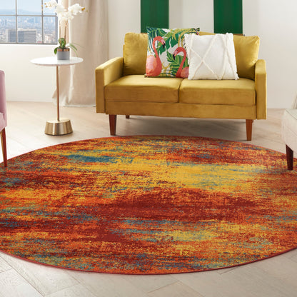 Nourison Sandy Indoor/Outdoor Abstract Area Rug