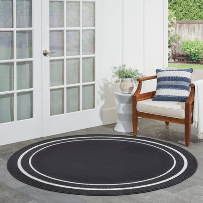 Nourison Sandy Indoor / Outdoor Solid Area Rug