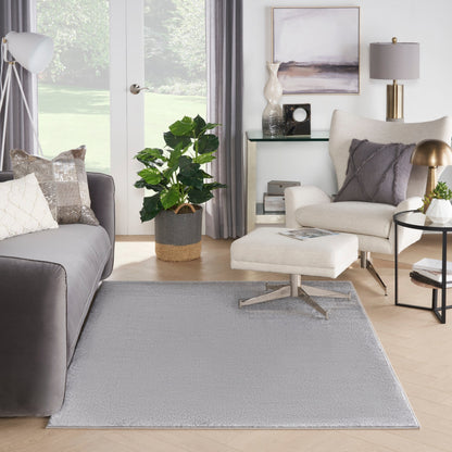 Nourison Modern Solid Indoor/Outdoor Area Rug