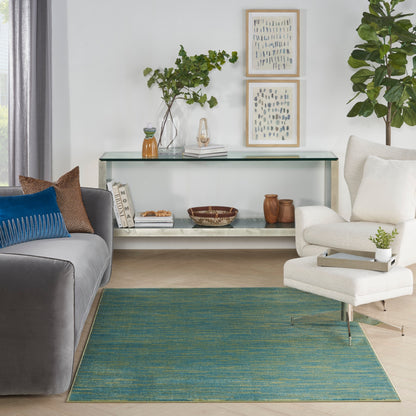 Nourison Modern Solid Indoor/Outdoor Area Rug