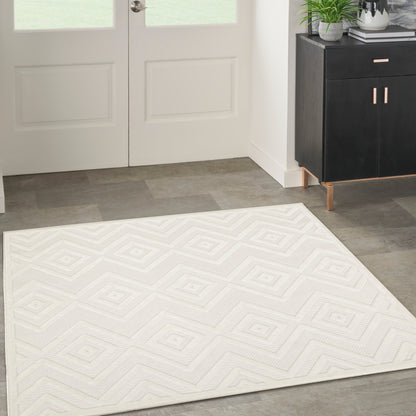 Nourison Versatile Indoor/Outdoor Geometric Flatweave Area Rug