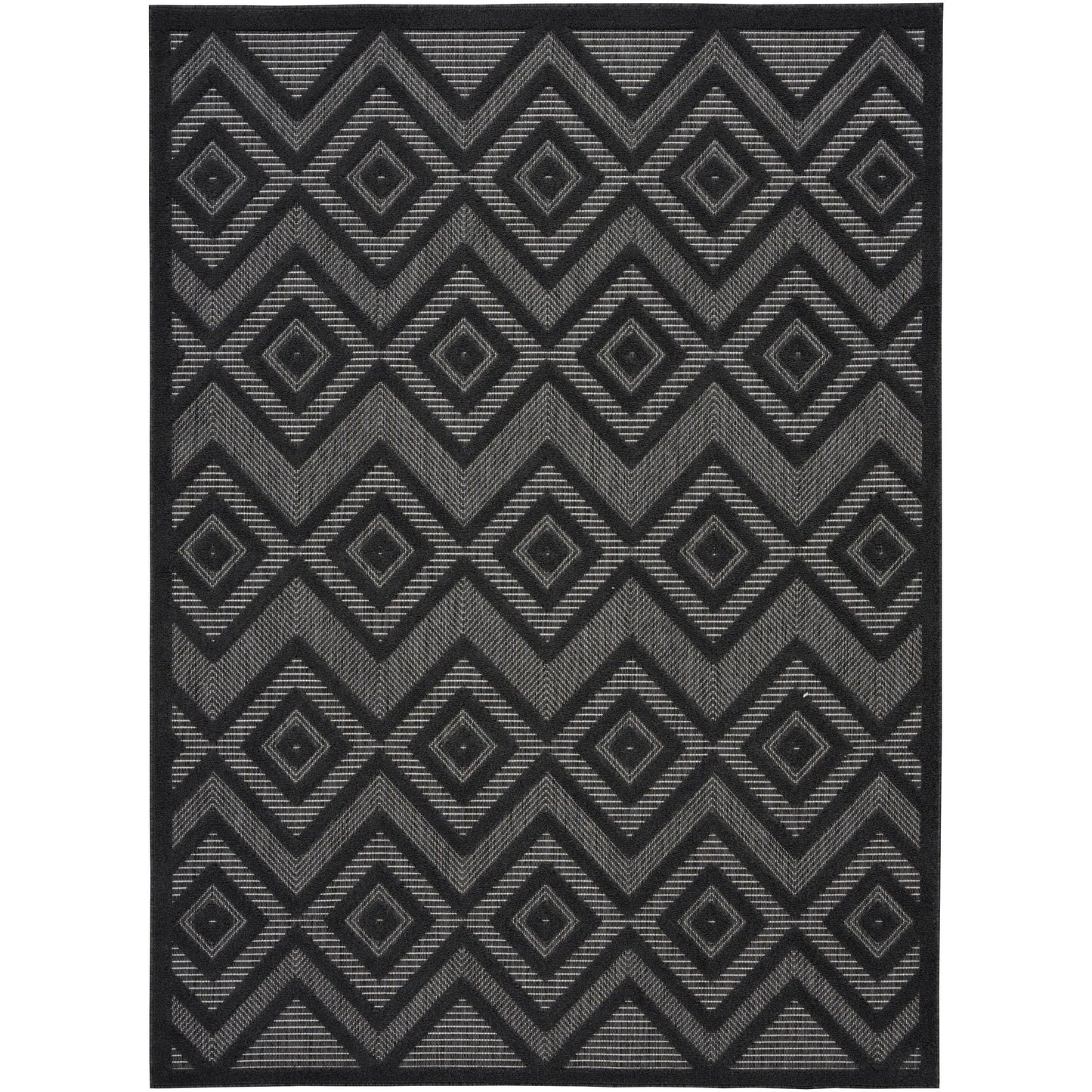 Nourison Versatile Indoor/Outdoor Geometric Flatweave Area Rug