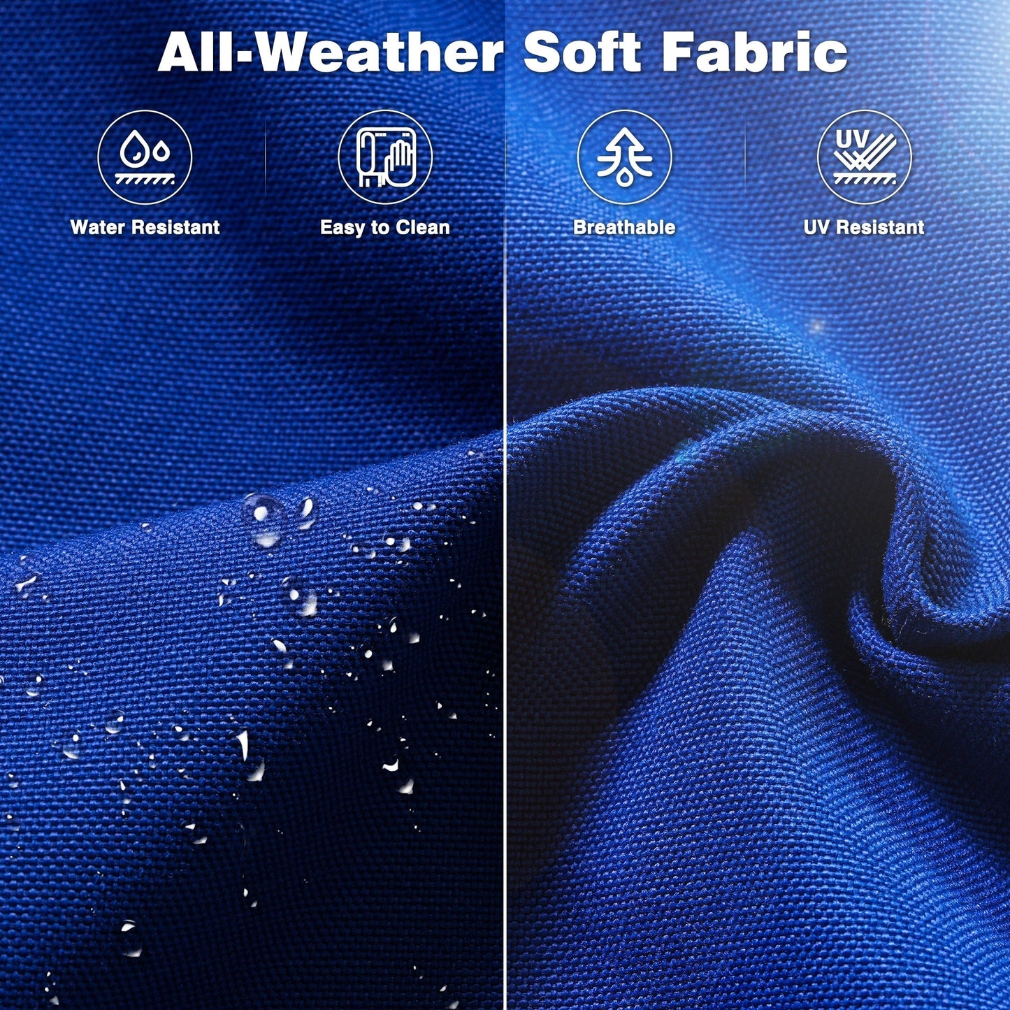 OVIOS Ensemble de meubles de jardin en osier 8 pièces avec chaises pivotantes