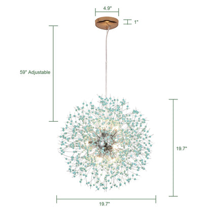 OYIPRO Modern Firework Sputnik Chandelier Crystal Pendant Lighting