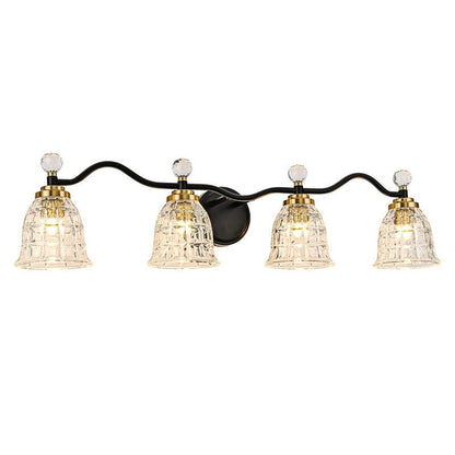 Ora Modern Dimmable Black Gold Bathroom Vanity Lights