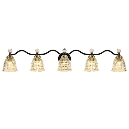 Ora Modern Dimmable Black Gold Bathroom Vanity Lights