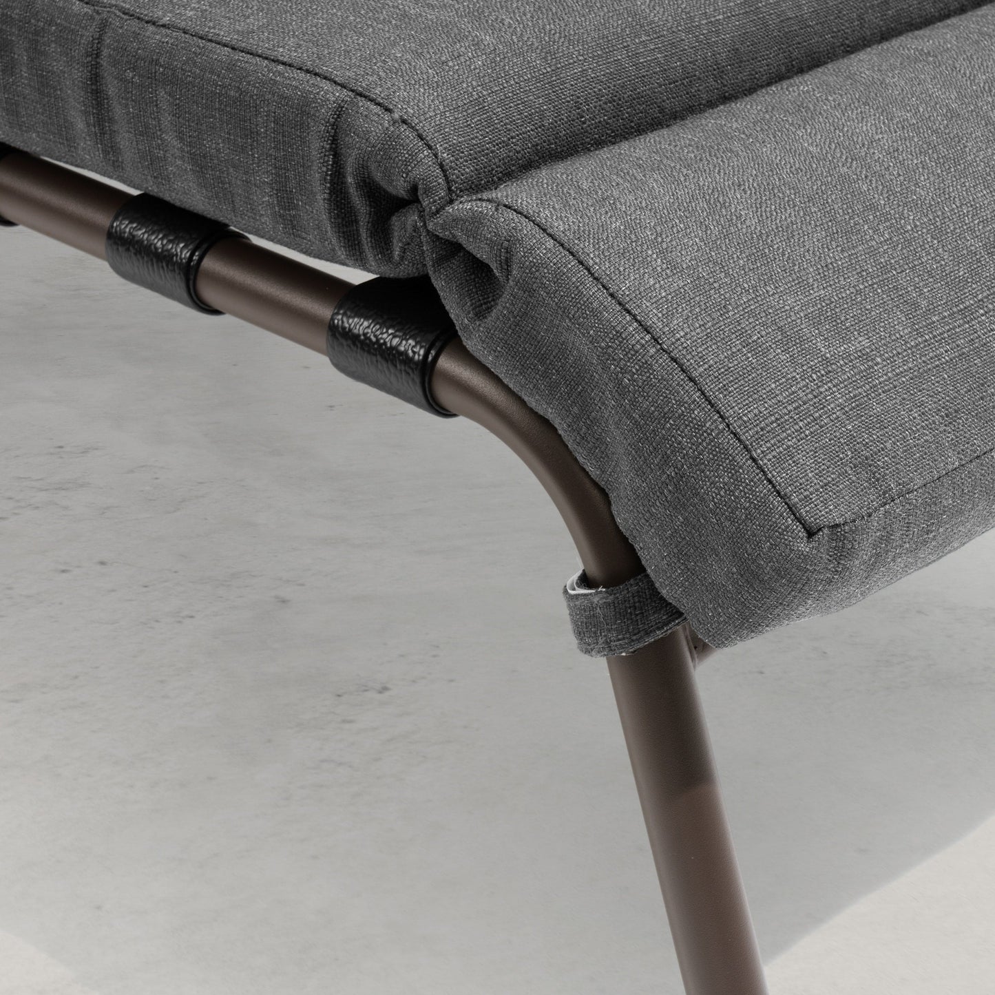 Chaise longue de jardin réglable pour extérieur avec coussin, pour plage ou bord de piscine