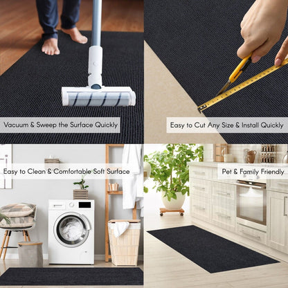 Outdoor/Indoor Custom Size Carpet Runner Rug 36'' wide x your choice of length with Non-Slip PVC Backing