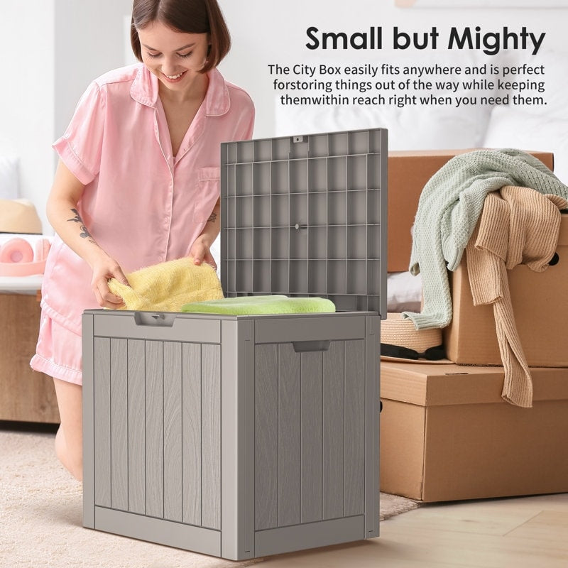 Outdoor Patio Storage Resin Lockable Deck Box