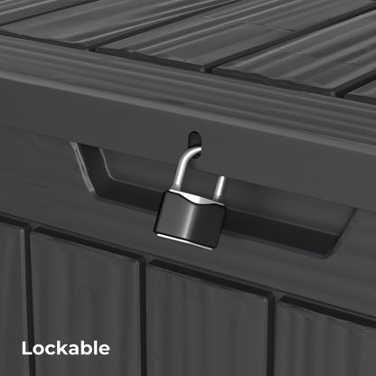 Outdoor Patio Storage Resin Lockable Deck Box