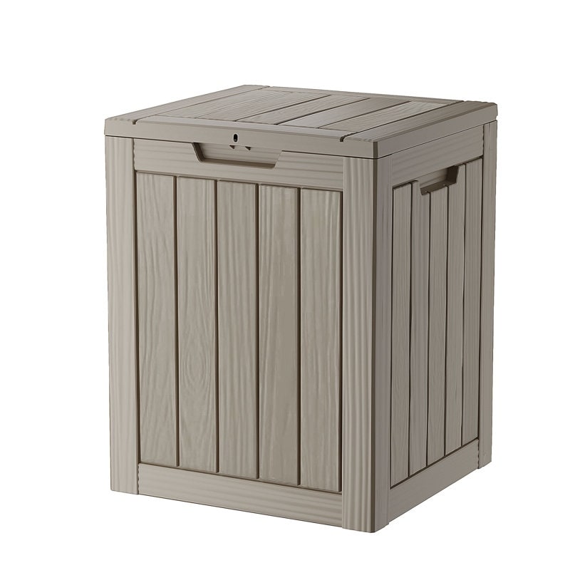 Outdoor Patio Storage Resin Lockable Deck Box