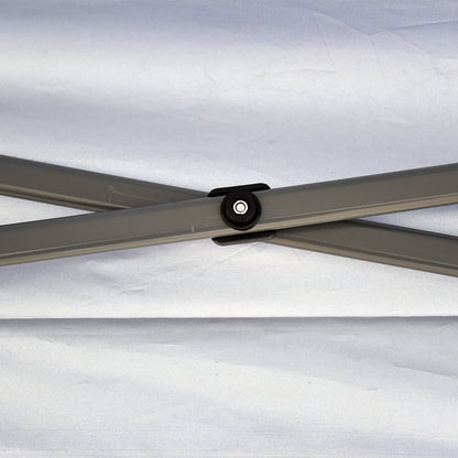 Caravane Pop-up Outsunny ultra-résistante avec cadre robuste, toit pare-UV et sac de transport pour patio, jardin, plage, cour arrière