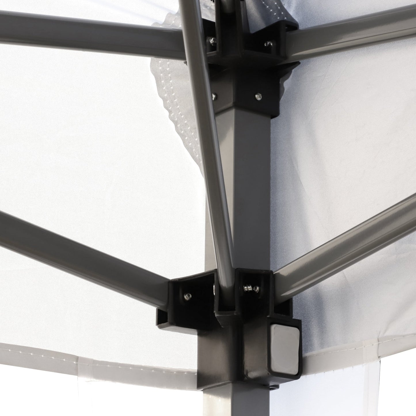 Caravane Pop-up Outsunny ultra-résistante avec cadre robuste, toit pare-UV et sac de transport pour patio, jardin, plage, cour arrière