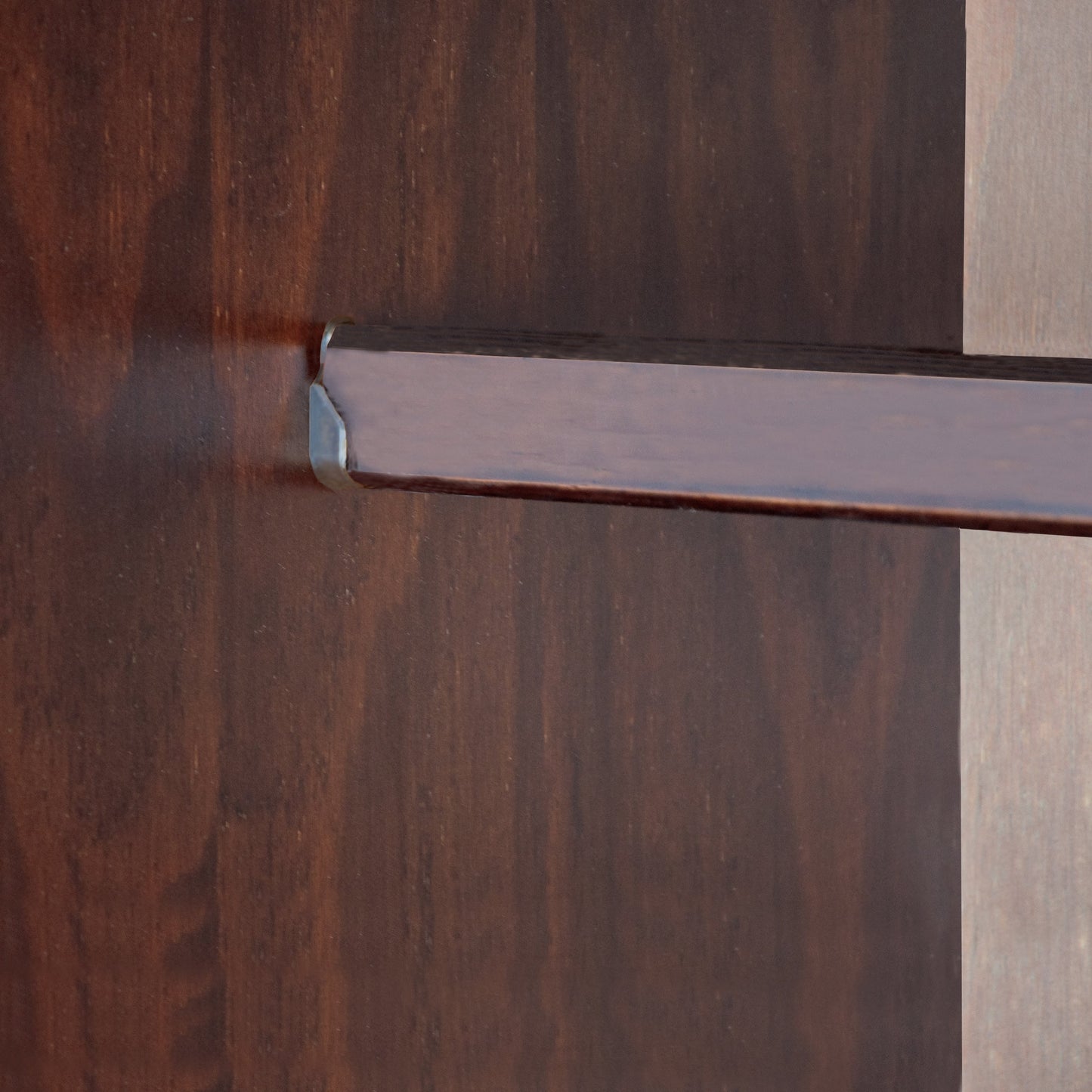 Palace Imports Armoire à 3 portes Cosmo en bois massif 100 % avec portes en bois massif ou en miroir