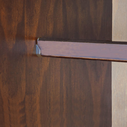 Palace Imports Armoire Kyle à 4 portes en bois massif avec portes en bois massif ou en miroir