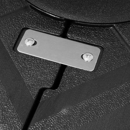 Pellebant Pied de parasol cantilever de patio de 220 lbs avec roulettes - N/A