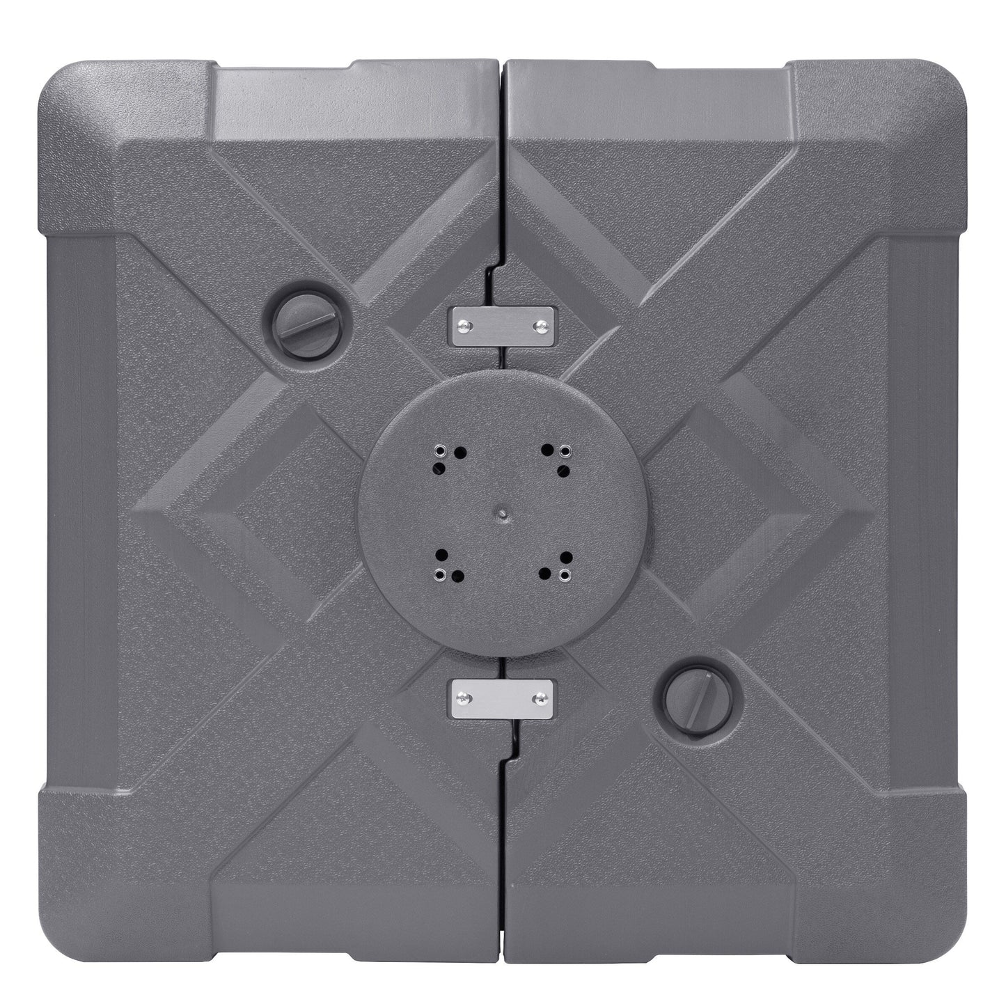 Pellebant Pied de parasol cantilever de patio de 220 lbs avec roulettes - N/A