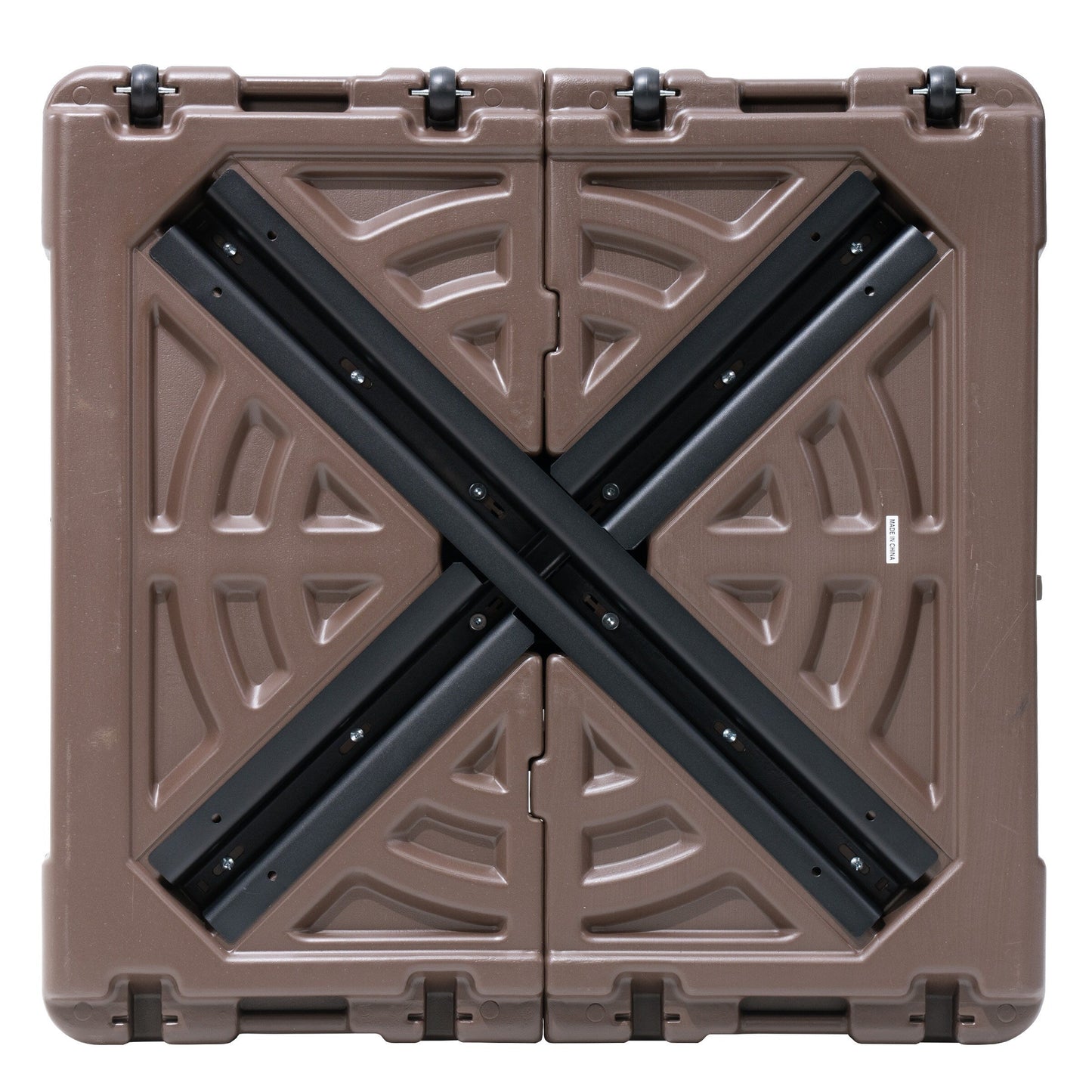 Pellebant Pied de parasol cantilever de patio de 220 lbs avec roulettes - N/A