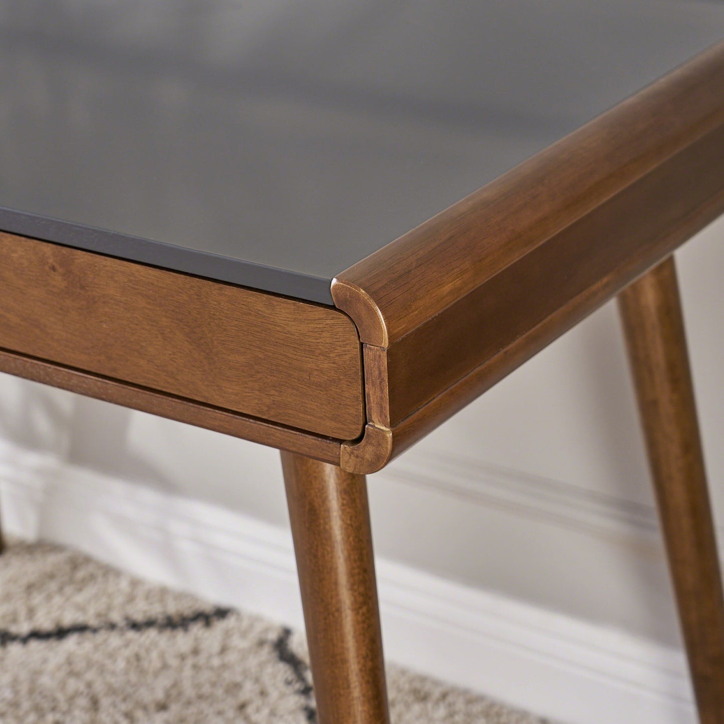 Bureau d'écriture en imitation bois de caoutchouc Peninah de Christopher Knight Home