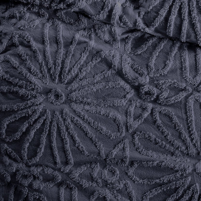 Ensemble de couette à médaillon en chenille Peri Home