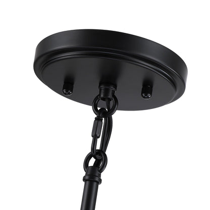 Piersan Lustre moderne bohème à 5 lumières avec abat-jour en rotin à plusieurs niveaux - 66 cm de largeur