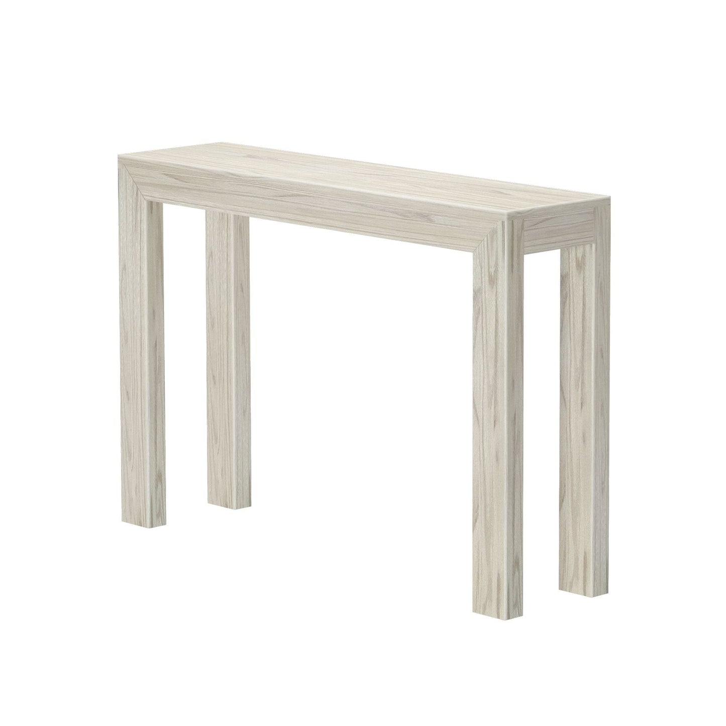 Table console moderne à structure de poutres et de planches - 46