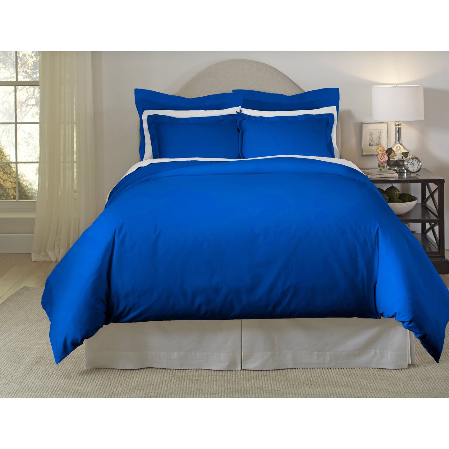 Pointehaven 620 Thread Count Long Staple Cotton Duvet Cover Set