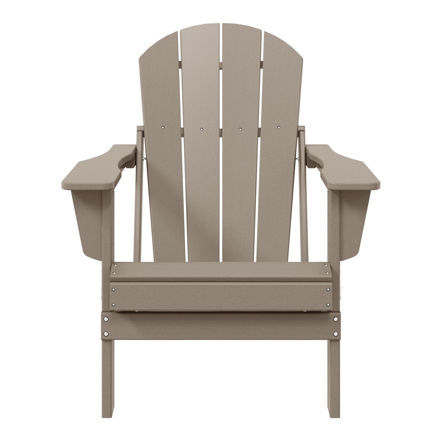 Chaise de jardin Adirondack pliable, résistante à la décoloration et aux intempéries, modèle Laguna de Polytrends