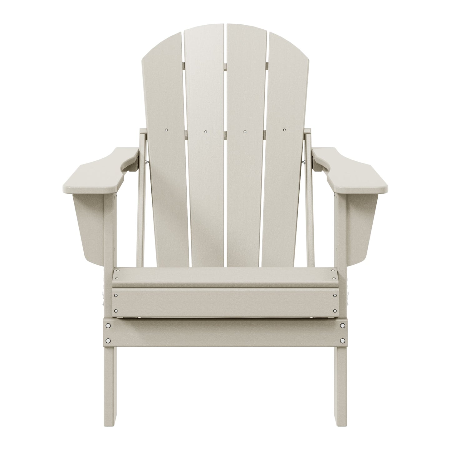 Chaise de jardin Adirondack pliable, résistante à la décoloration et aux intempéries, modèle Laguna de Polytrends