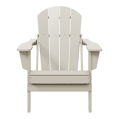 Chaise de jardin Adirondack pliable, résistante à la décoloration et aux intempéries, modèle Laguna de Polytrends