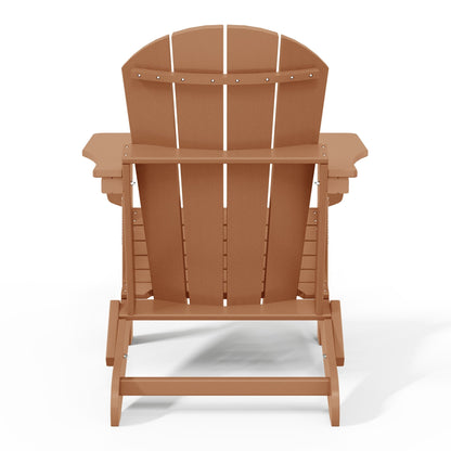 Chaise de jardin Adirondack pliable, résistante à la décoloration et aux intempéries, modèle Laguna de Polytrends
