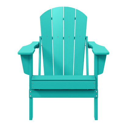 Chaise de jardin Adirondack pliable, résistante à la décoloration et aux intempéries, modèle Laguna de Polytrends