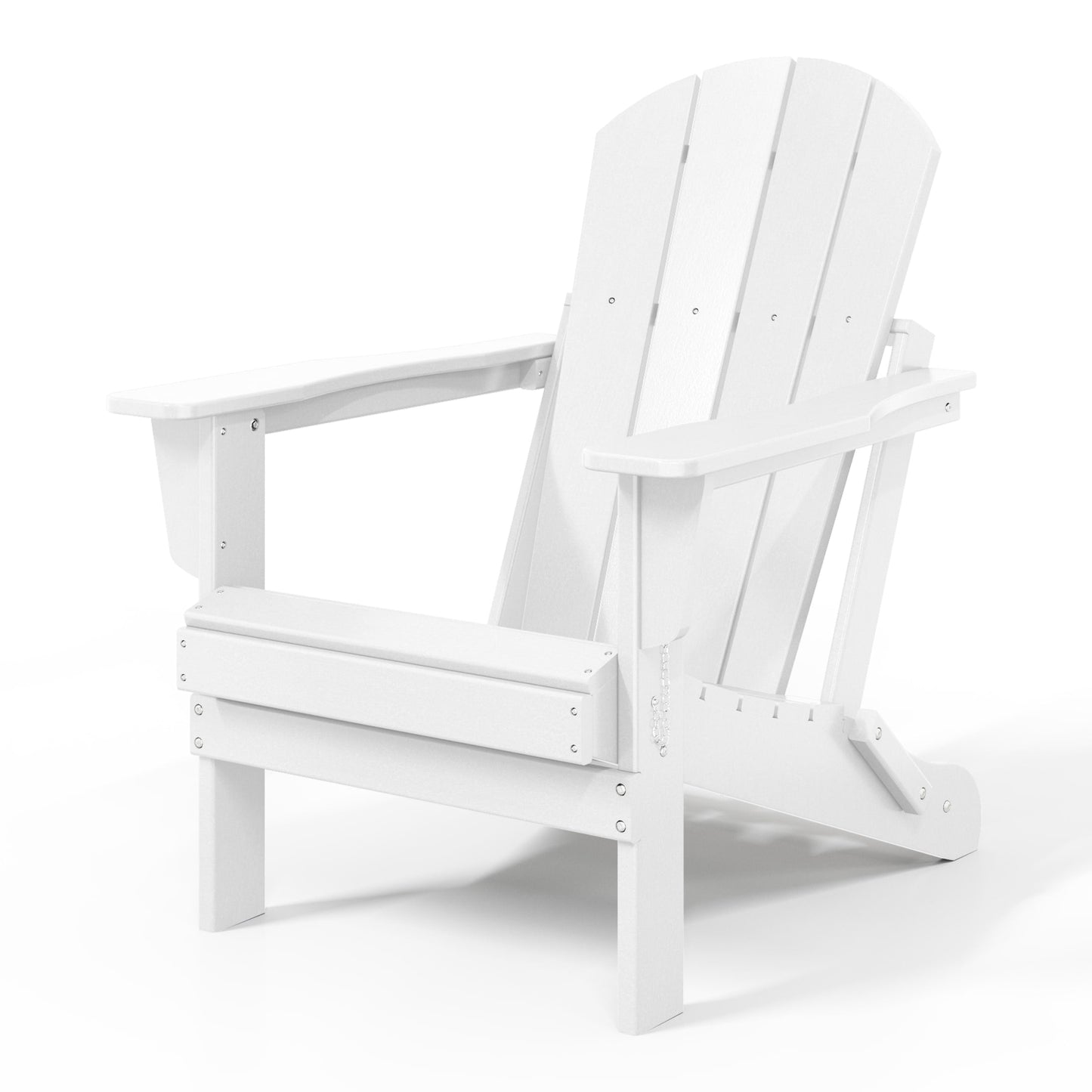 Chaise de jardin Adirondack pliable, résistante à la décoloration et aux intempéries, modèle Laguna de Polytrends