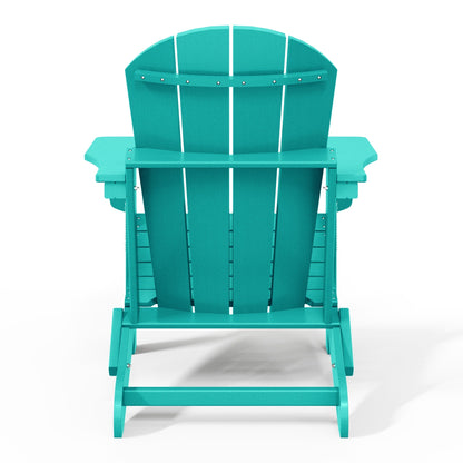 Chaise de jardin Adirondack pliable, résistante à la décoloration et aux intempéries, modèle Laguna de Polytrends
