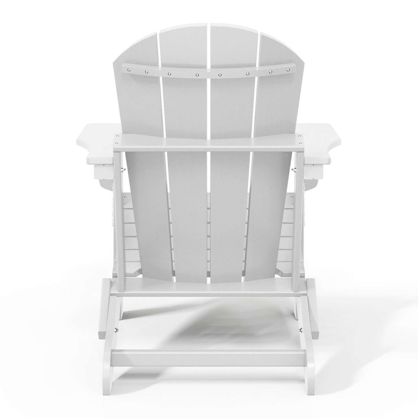 Chaise de jardin Adirondack pliable, résistante à la décoloration et aux intempéries, modèle Laguna de Polytrends